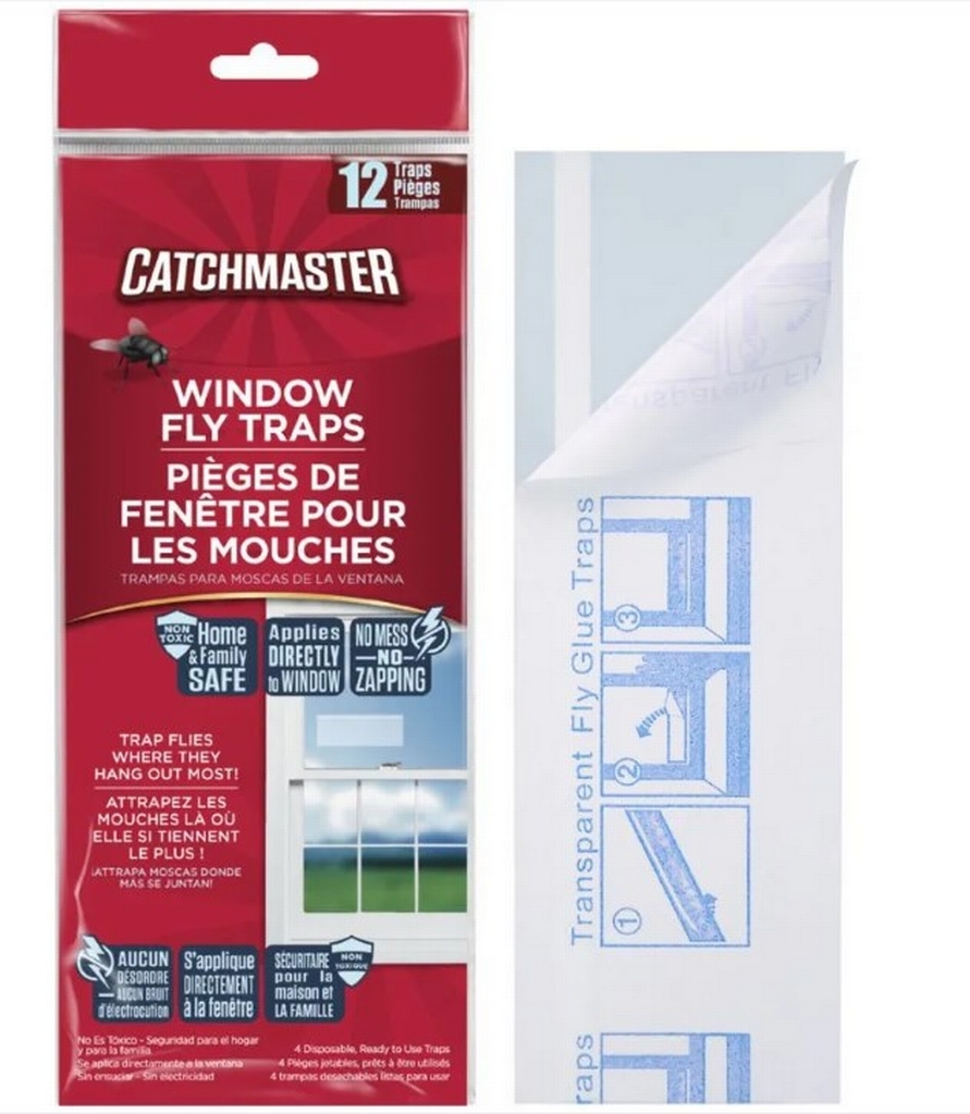 Pièges de fenêtre pour les mouches